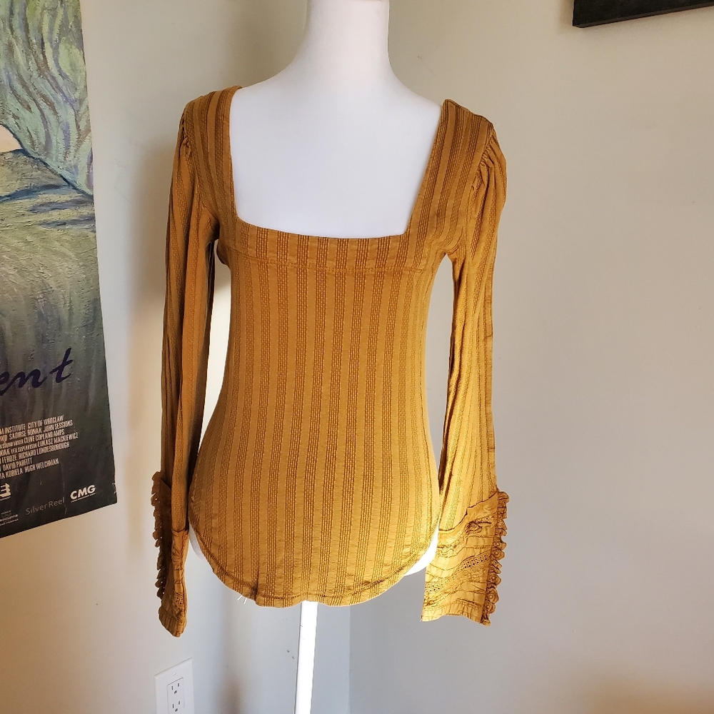 Free people long sleeve shirt